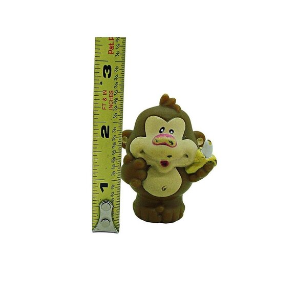 Vintage Little Tikes LP FP Chimp Monkey Banana Playset Figure Collect Replacemnt - Picture 6 of 6